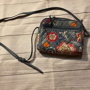 Vera Bradley tropical evening floral crossbody
